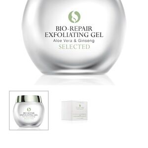 Bio-Repair Exfoliating Gel with Aloe Vera & Ginseng — White/Silver